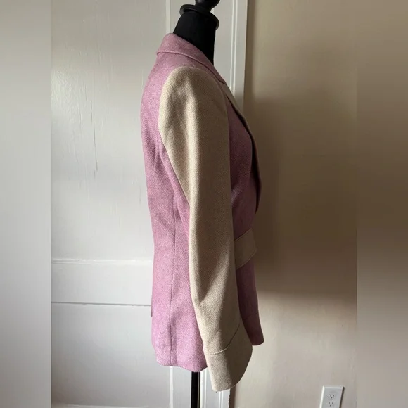 Cinq à Sept Lilac and Cream Blazer - Picture 4 of 13